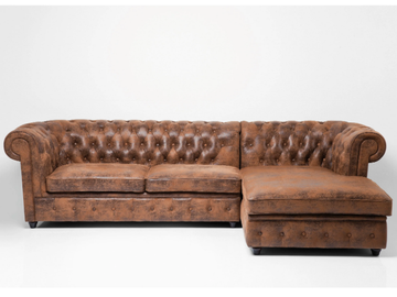 OXFORD - Corner 3 seater leather sofa by KARE Design - view 2